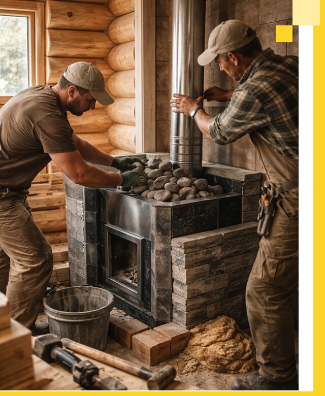 Строительство и отделка русских бань под ключ в Калуге