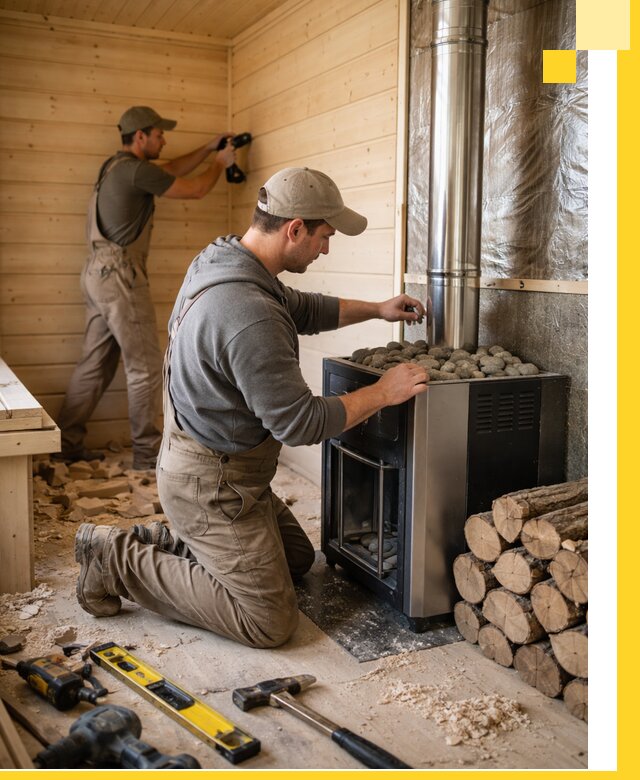 Строительство деревянных бань под ключ в Калуге проекты и монтаж