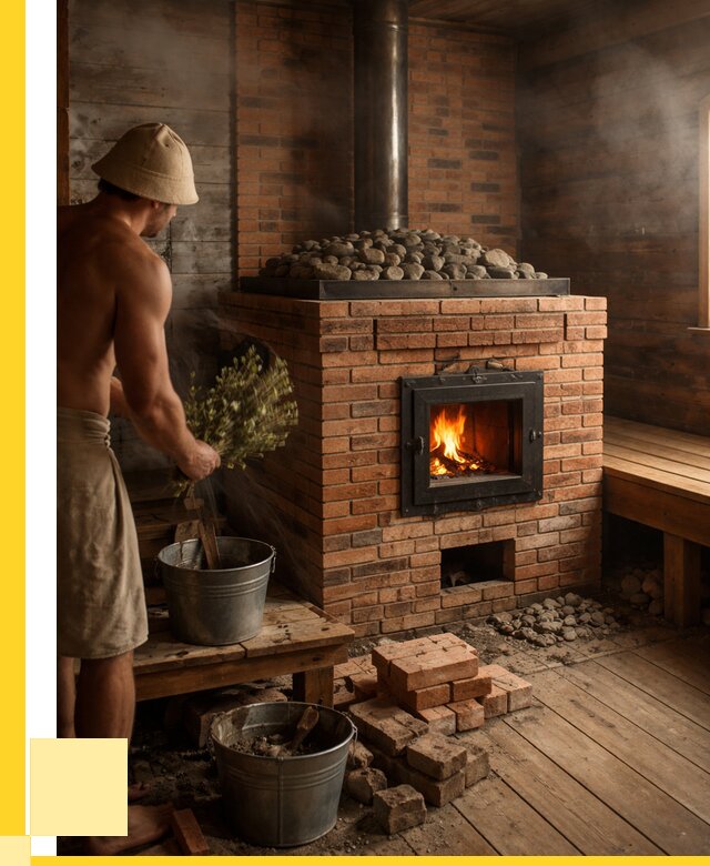 Кирпичные банные печи в Калуге от 91026 р. | ЭриданКлг