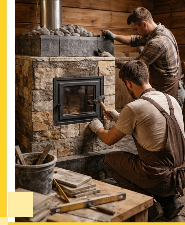 Облицовка банной печи в Калуге от 15171 р. | ЭриданКлг