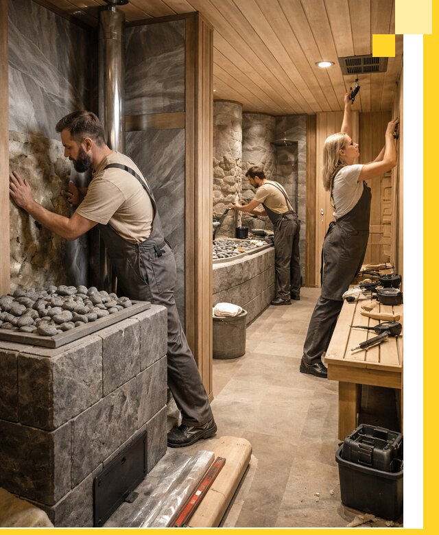 Строительство бань и SPA процедур в Калуге под ключ и отделкой