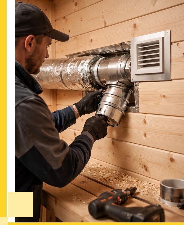 Монтаж вентиляции бани в Калуге от 12137 р. | ЭриданКлг