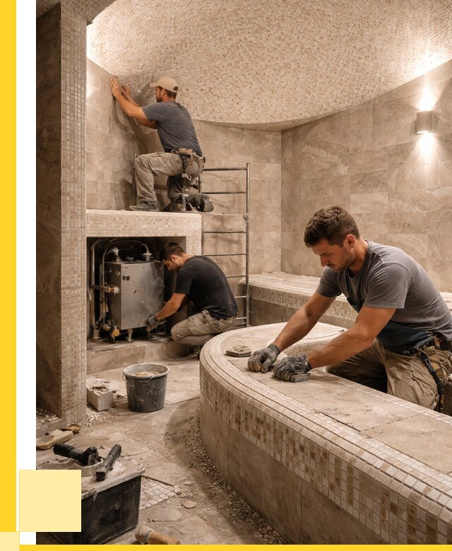 Монтаж хамамов под ключ в Калуге от 252850 р. ЭриданКлг