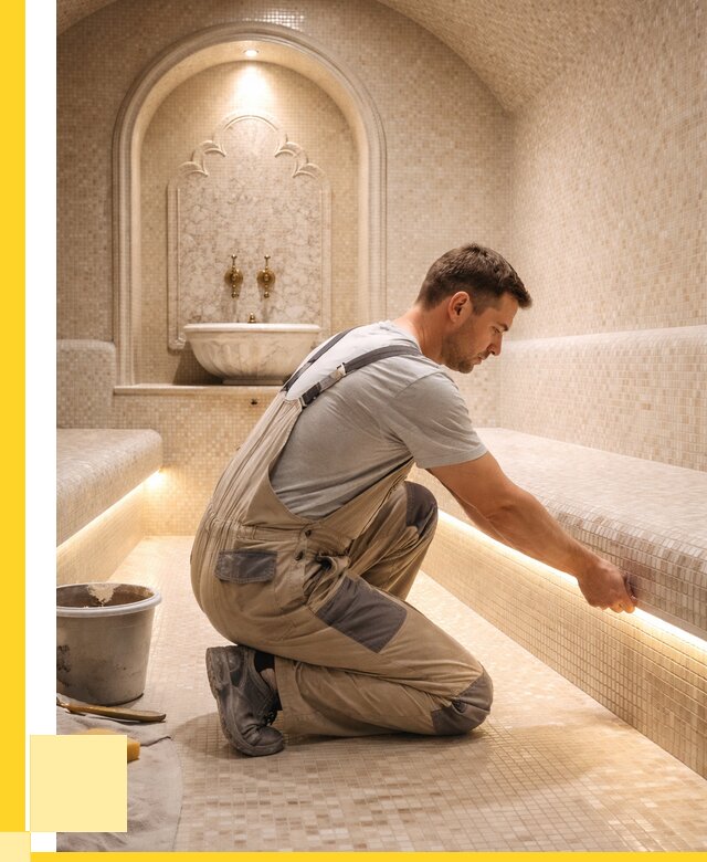 Отделка хамамов под ключ в Калуге от 5563 р. | ЭриданКлг