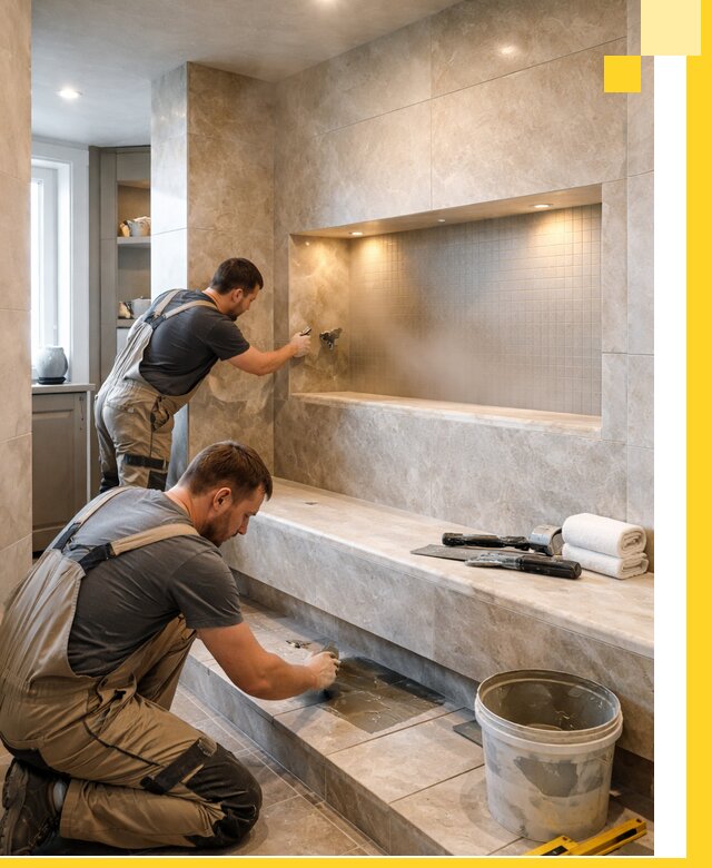 Профессиональное строительство хамама в квартире в Калуге