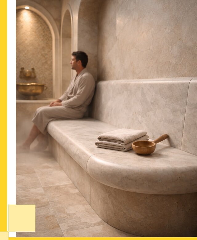 Сиденья для хамама в Калуге под ключ от 12137 р. | ЭриданКлг