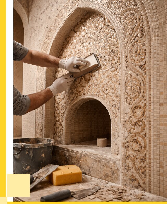 Мозаика для хамама в Калуге под ключ от 5057 р. | ЭриданКлг